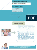 Swamedikasi Obat Batuk: Dosen: Dr. Refdanita, M. Si, Apt