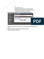 Firmware Upgrade Procedure