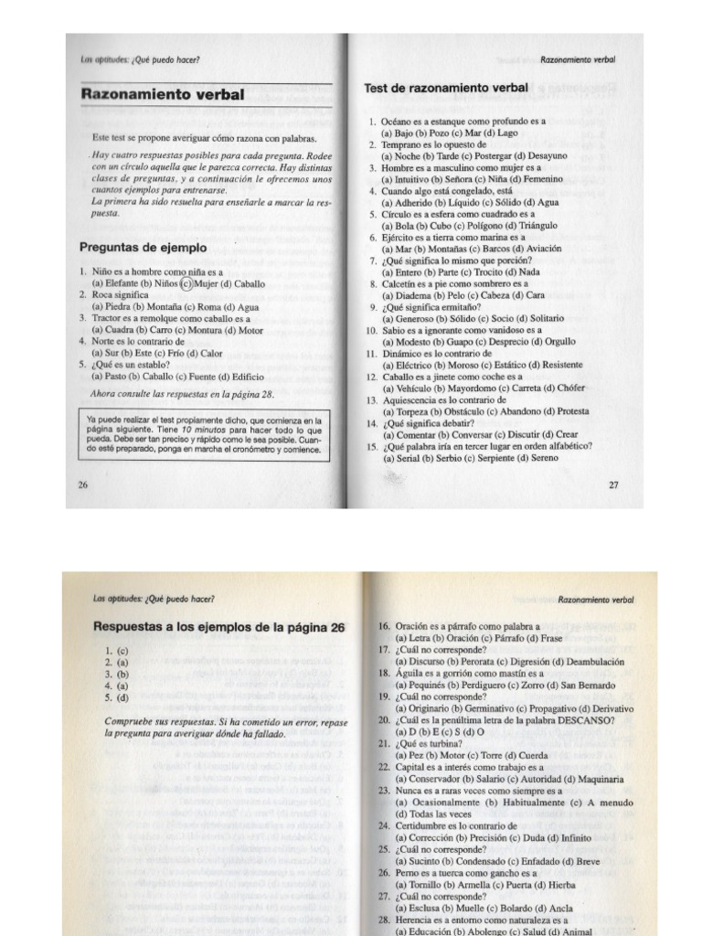 Test de Aptitudes PDF | PDF