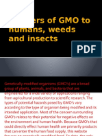 13 Dangers of GMO To Humans, Weeds and Insects