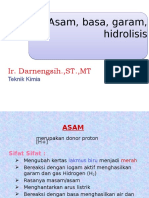 Asam Basa Garam Hidrolisis