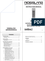 Instruction Manual: Waterproof Stand-Alone Access Control Unit With Backlit Keypad