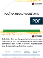Política Fiscal y Monetaria