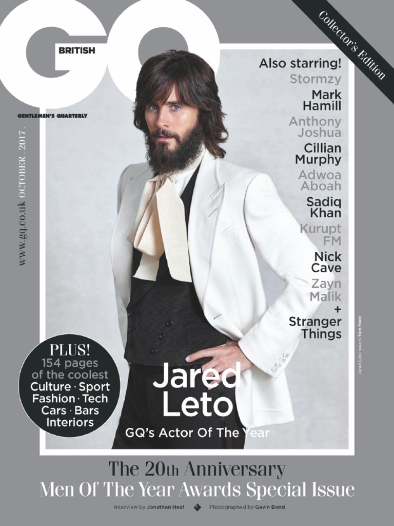 British GQ October 2017 PDF, PDF, Vogue (Magazine)