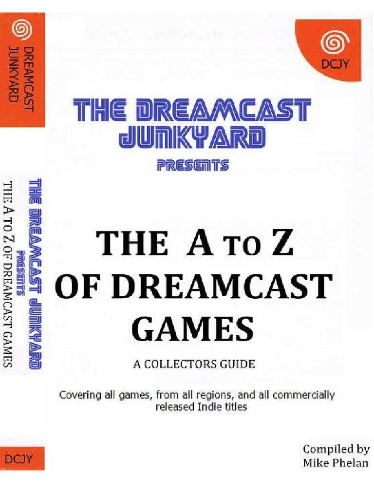 A To Z Of Dreamcast Games Pdf Pdf Video Game Consoles Video Game Hardware