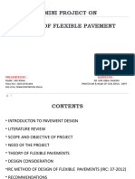 A Mini Project On Design of Flexible Pavement