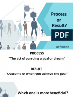 Process Over Result - Why Focusing on the Journey is More Beneficial