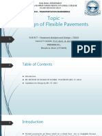 Topic - Design of Flexible Pavements: Birla Vishvakarma Mahavidyalaya Engg. College