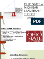 Ohio State & Michigan Leadership-Theory: Prese