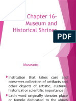Chapter 16-Museum and Historical Shrines