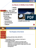 Learn About World Cultures in 5 Fields