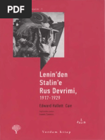 Edward Hallett Carr Lenin_den Staline_e Rus Devrimi 1917-1929