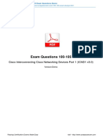 Exam Questions 100-105: Cisco Interconnecting Cisco Networking Devices Part 1 (ICND1 v3.0)