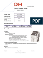 Product Support Guide: Model M132