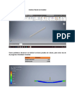 Análisis Flexión en Inventor