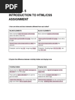 Session - 5 Introduction To Html/Css Assignment