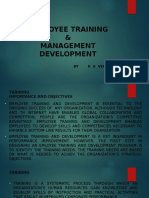 Employee Training and Management Development