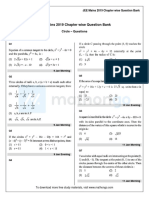 JEE Mains 2019 Chapter Wise Question Bank: Circle - Questions