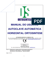 MANUAL DO USUÁRIO AUTOCLAVE AUTOMÁTICA HORIZONTAL ORTOSINTESE