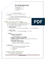 Post Partum Hemorrhage: HR BP Oxygen Saturation