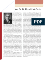 In Appreciation: Dr. M. Donald Mcgavin