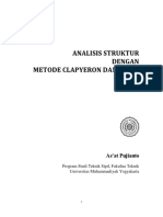 Analisis Struktur Dengan Metode Clapyeron Dan Cross: As'at Pujianto