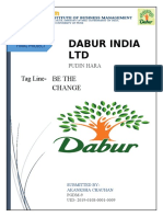 Dabur India LTD: Be The Change