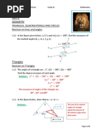 SOLUTION UNIT 6 (PART-1) GEOMETRY (G-10)