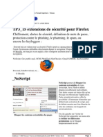 TP1_15 extensions de sécurité pour Firefox