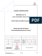 23 07 16 HVAC Equipment Insulation