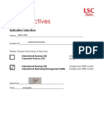 MBAFT Electives PDF