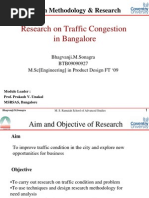 Download Design research on Traffic Congestion  in Bangalore by Bhagvanji Sonagra SN46197005 doc pdf