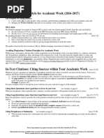 MLA Style For Academic Work (2016-2017) : The Purpose of Citing Sources