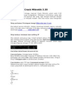 Crack Mikrotik 3.30