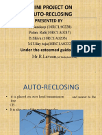 Mini Project On Auto-Reclosing: Presented by