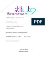 Comunidad de Aprendizaje Pdf. Franco Taccetta 1ero Ed. Fisica. I.S.F.D y T N°49