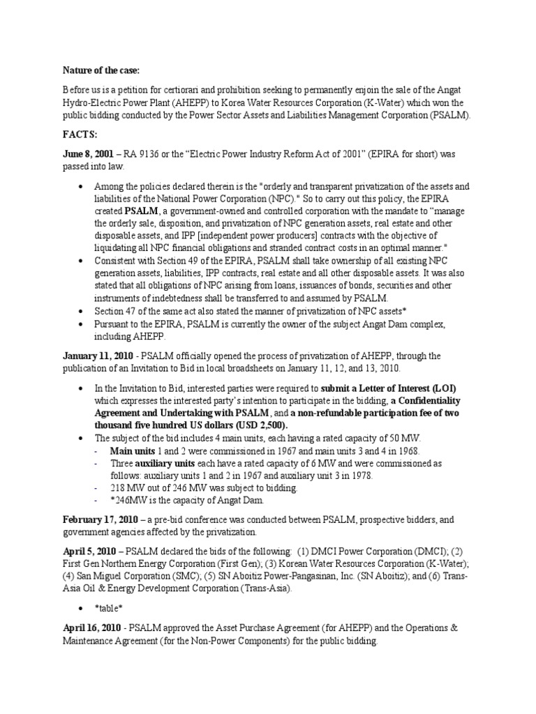 Facts Script | PDF | Injunction | Government