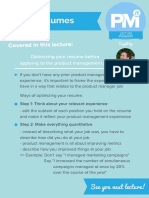 Optimize Your Resume for Product Management Roles