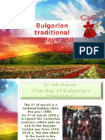 Bulgarian Holidays and Customs