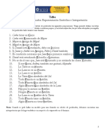 Respuestas - Taller Sobre Representacion e Interpretacion en El Calculo de Predicados PDF