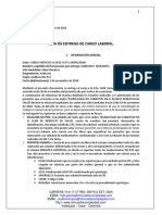 Acta de Entrega de Vacaciones Jas Nuevo