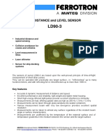 Laser Distance and Level Sensor: Speed Sensing