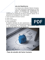 El Experimento de Hawthorne PDF