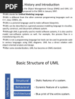 UML History and Introduction