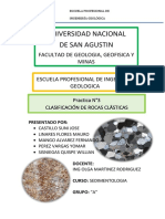 Practica N 03 - Clasificacion de Rocas Clasticas