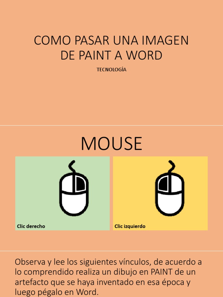Como Pasar Una Imagen De Paint A Word