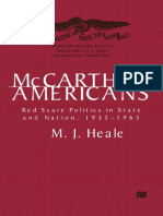 (American History in Depth) M. J. Heale (Auth.) - McCarthy's Americans - Red Scare Politics in State and Nation, 1935-1965 (1998, Macmillan Education UK) PDF