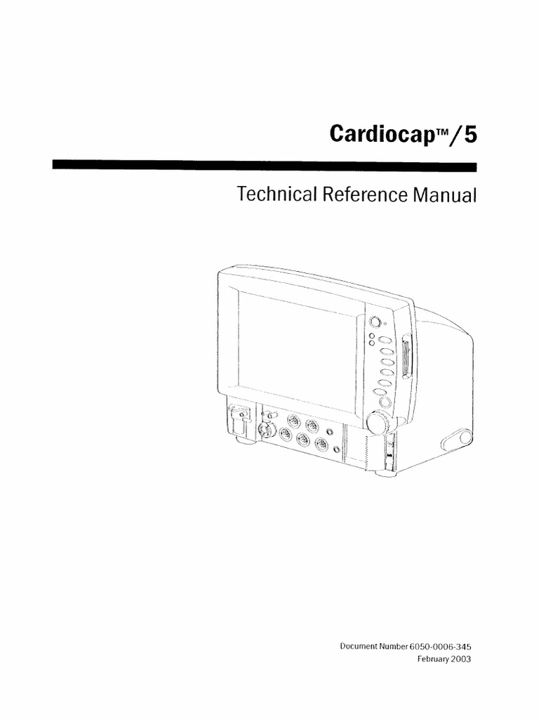 DatexOhmeda Cardiocap 5 Service Manual PDF PDF