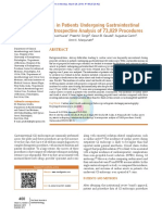 Cardiac Arrests in Patients Undergoing Gastrointes