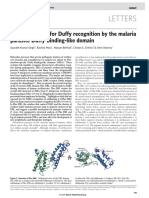 Structural Basis For Duffy Recognition by The Malaria Parasite Duffy-Binding-Like Domain PDF